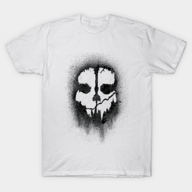 Ghosts Skull T-Shirt by JakeSmith